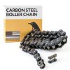 ANSI #40 Chain 3ft Carbon Steel Single Strand Roller Chain by PGN-0