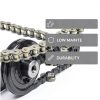 PGN ANSI #35 Single Strand 1" Pitch Carbon Steel Roller Chain-1