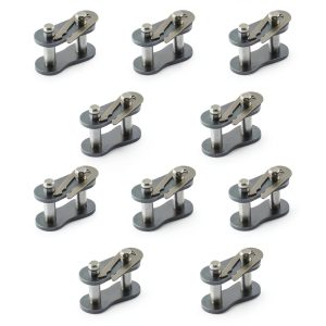 PGN ANSI #35 Single Strand 1" Pitch Carbon Steel Roller Chain-0