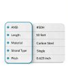 ANSI #50H Chain 10ft Carbon Steel Single Strand 5/8" Pitch PGN Roller-4
