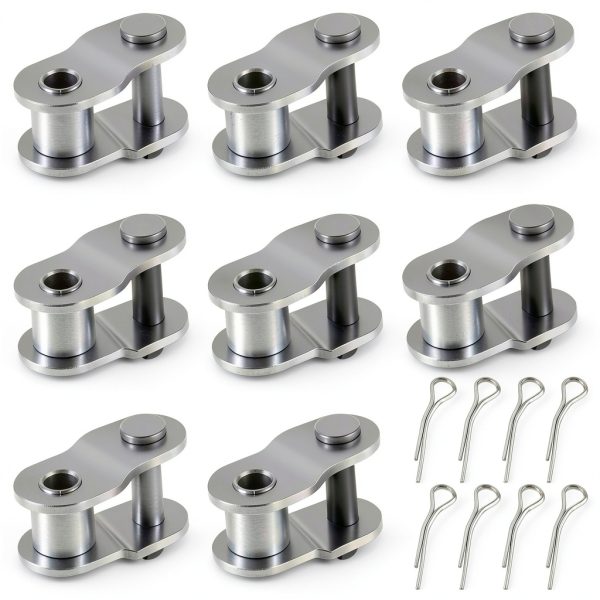 35 Roller Chain Offset Link 8pcs Xthrotsenk Alloy Steel Blackened-0