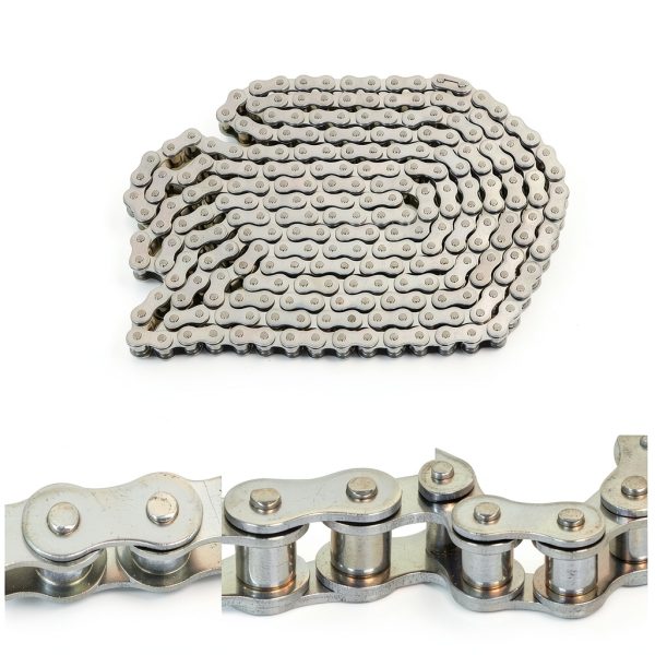 ANSI #40SS 08A Steel Roller Chain 10ft Gudwells Rust Resistant-4