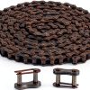 Roller Chain CO-Z #41 10 ft Carbon Steel for Gate Openers-0