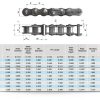 ANSI #40SS 08A Steel Roller Chain 10ft Gudwells Rust Resistant-1