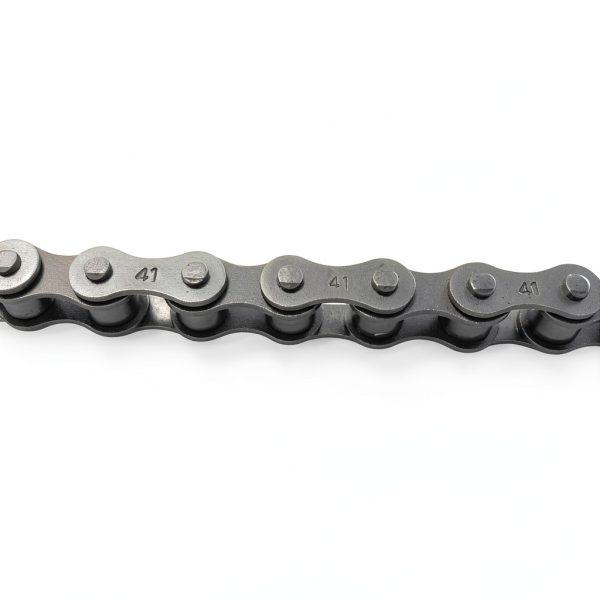 AZSSMUK #41 Roller Chain 3ft + 5 Free Links Carbon Steel Industrial-1