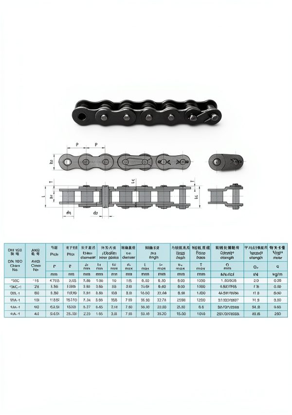 AZSSMUK #41 Roller Chain 3ft + 5 Free Links Carbon Steel Industrial-3