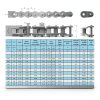 Roller Chain Offset Half Link #40 Carbon Steel by FOCMKEAS-1