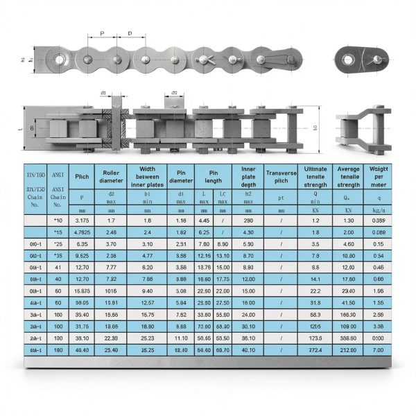Roller Chain Offset Half Link #40 Carbon Steel by FOCMKEAS-1