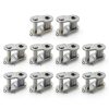 uxcell 10Pcs #60 Chain Offset Half Link Roller - 3/4" Carbon Steel-0