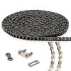 Tandefio #41 20 ft Roller Chain for Gate Openers Carbon Steel 2 Link-0