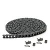 Jeremywell 40 Roller Chain 10 Feet with 2 Connecting Links for Go Karts, Mini Bikes, Scooters, ATV, MTV, Dirt Bike and Other Industrial Machinery-0
