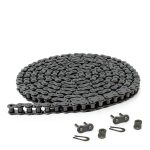 Jeremywell 40 Roller Chain 10 Feet with 2 Connecting Links for Go Karts, Mini Bikes, Scooters, ATV, MTV, Dirt Bike and Other Industrial Machinery-0