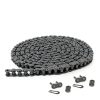 Jeremywell 41 Roller Chain 10 ft 2 Master Links for Go Karts, Bikes-0