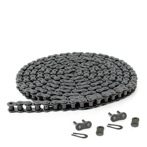 Jeremywell 41 Roller Chain 10 ft 2 Master Links for Go Karts, Bikes-0