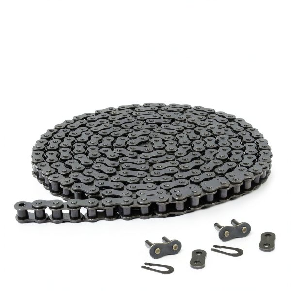 Jeremywell 41 Roller Chain 10 ft 2 Master Links for Go Karts, Bikes-0