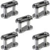 PAGOW #40 Roller Chain Connecting Links – 5pcs Heavy Manganese Steel-0