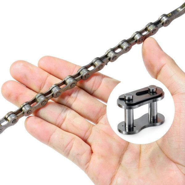 PAGOW #40 Roller Chain Connecting Links – 5pcs Heavy Manganese Steel-4