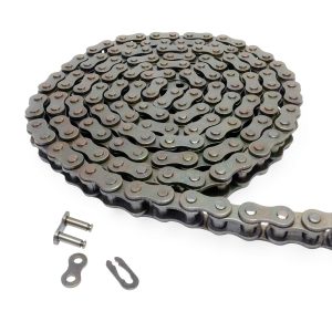 AZSSMUK 08A 40# Roller Chain 5ft 40Mn Carbon Steel MAXLER for Go‑Kart-0