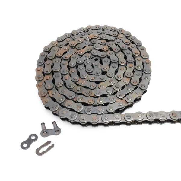 AZSSMUK 08A 40# Roller Chain 5ft 40Mn Carbon Steel MAXLER for Go‑Kart-1
