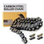 Roller Chain PGN #35 10ft Carbon Steel for Bicycles Mini Bikes-0
